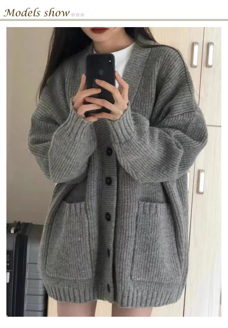 【ほぼ未使用】モヘア　ボリュームスリーブ　ロングニットカーディガン　 nowos カーディガン オーバーサイズ ニットカーディガン 秋 ロング