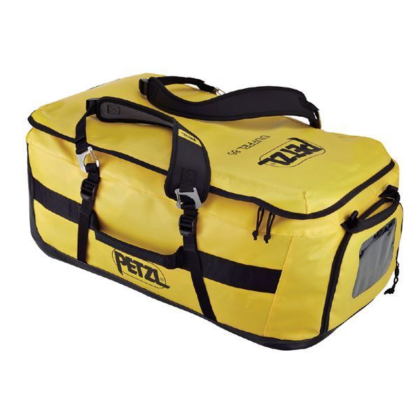PETZL ぺツル 中型キャリーバック ダッフル 85L イエロー S045AA01