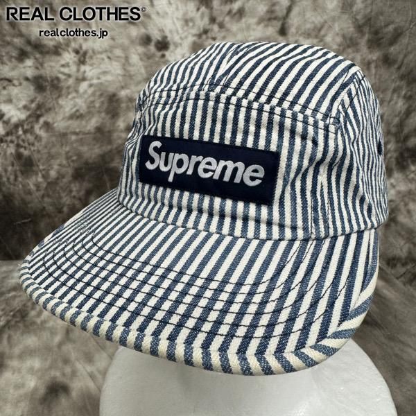 Supreme/シュプリーム【18SS】Denim Camp Cap Indigo Stripe