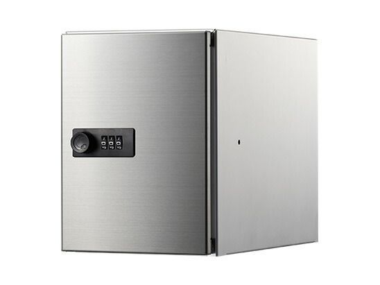 NASTA ナスタ プライベートボックス 屋内タイプ D250タイプ シリーズ H×W×D ボックス内寸法　200×150×250（197×148×228） ステンレスヘアーライン KS-PV003S-D1-S | オフィス ビル トイレ 商業施設 小物 