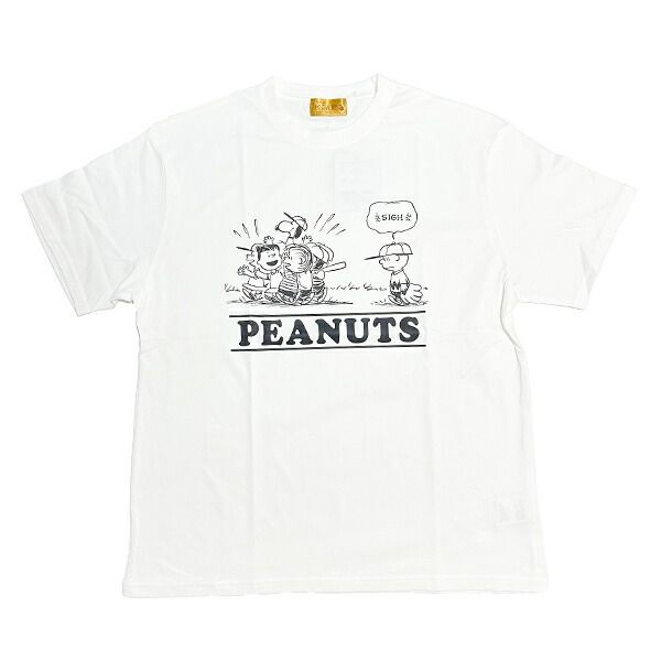スヌーピー Tシャツ(L) ホワイト アパレル 日本製 SNOOPY