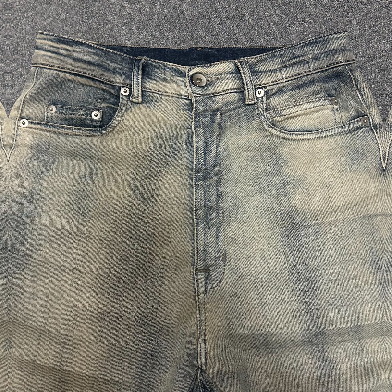 定価137500円 Rick Owens DRKSHDW 24AW BOLAN BOOTCUT DENIM PANTS 