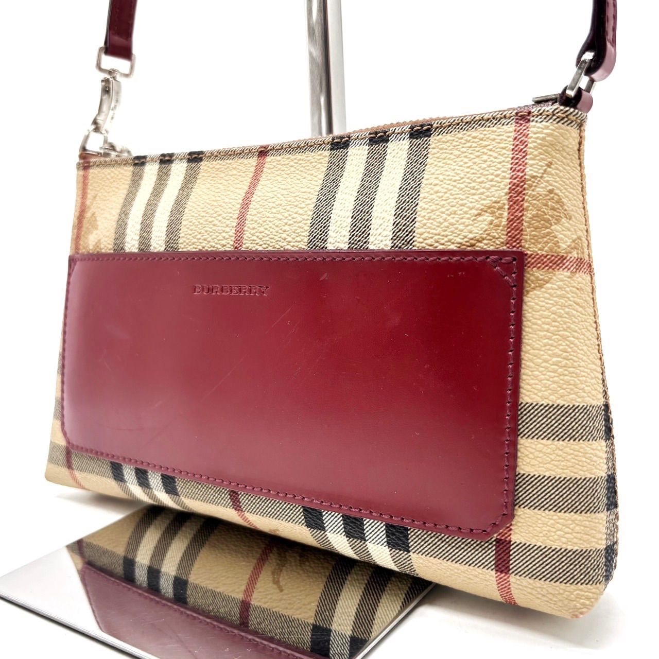 ✨良品✨ BURBERRY バーバリー トートバッグ ハンドバッグ ショルダー 