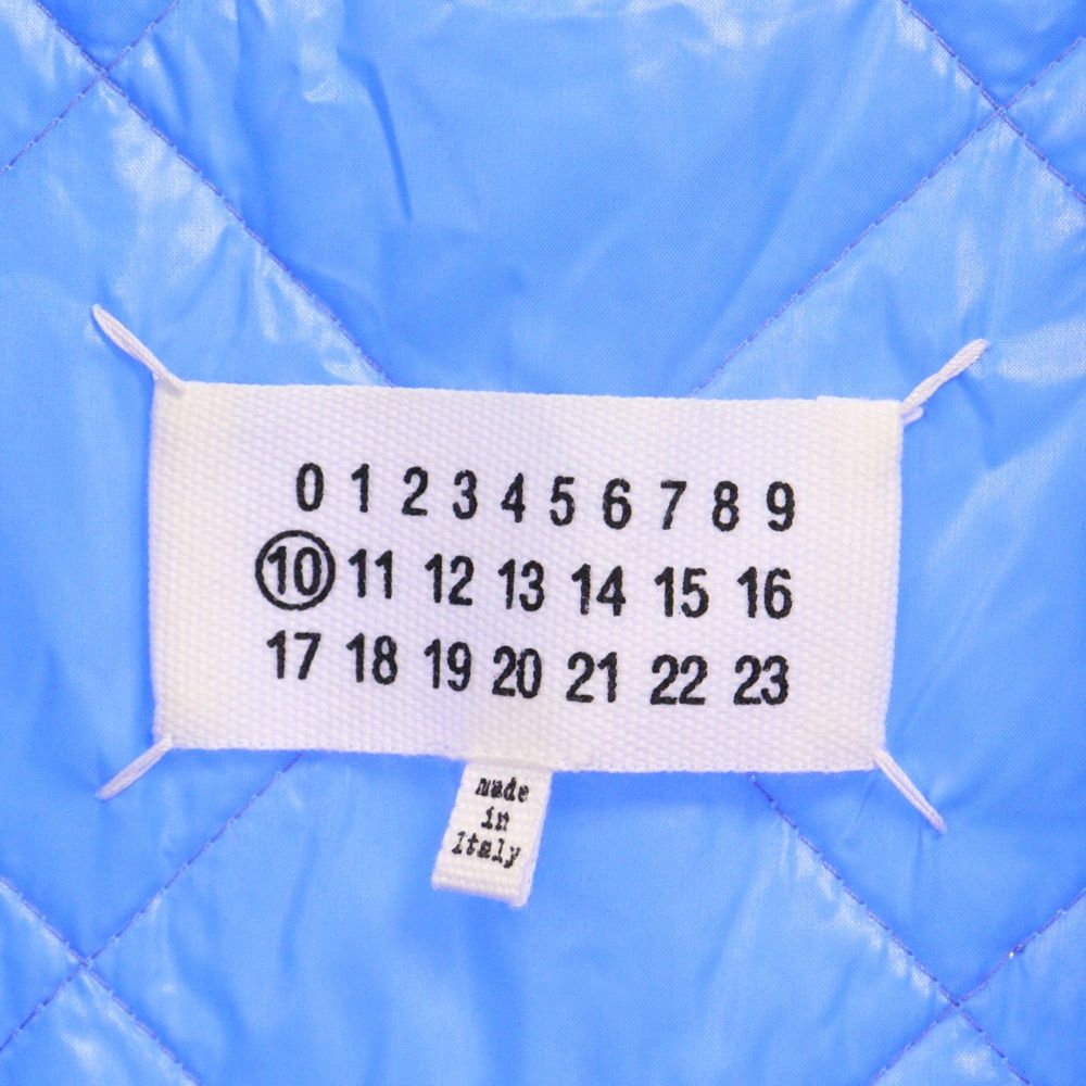 Maison Margiela 10 (メゾン マルジェラ) 19AW CABAN COAT キャバン コート キルティング ジャケット ブルー S50AM390 S52205