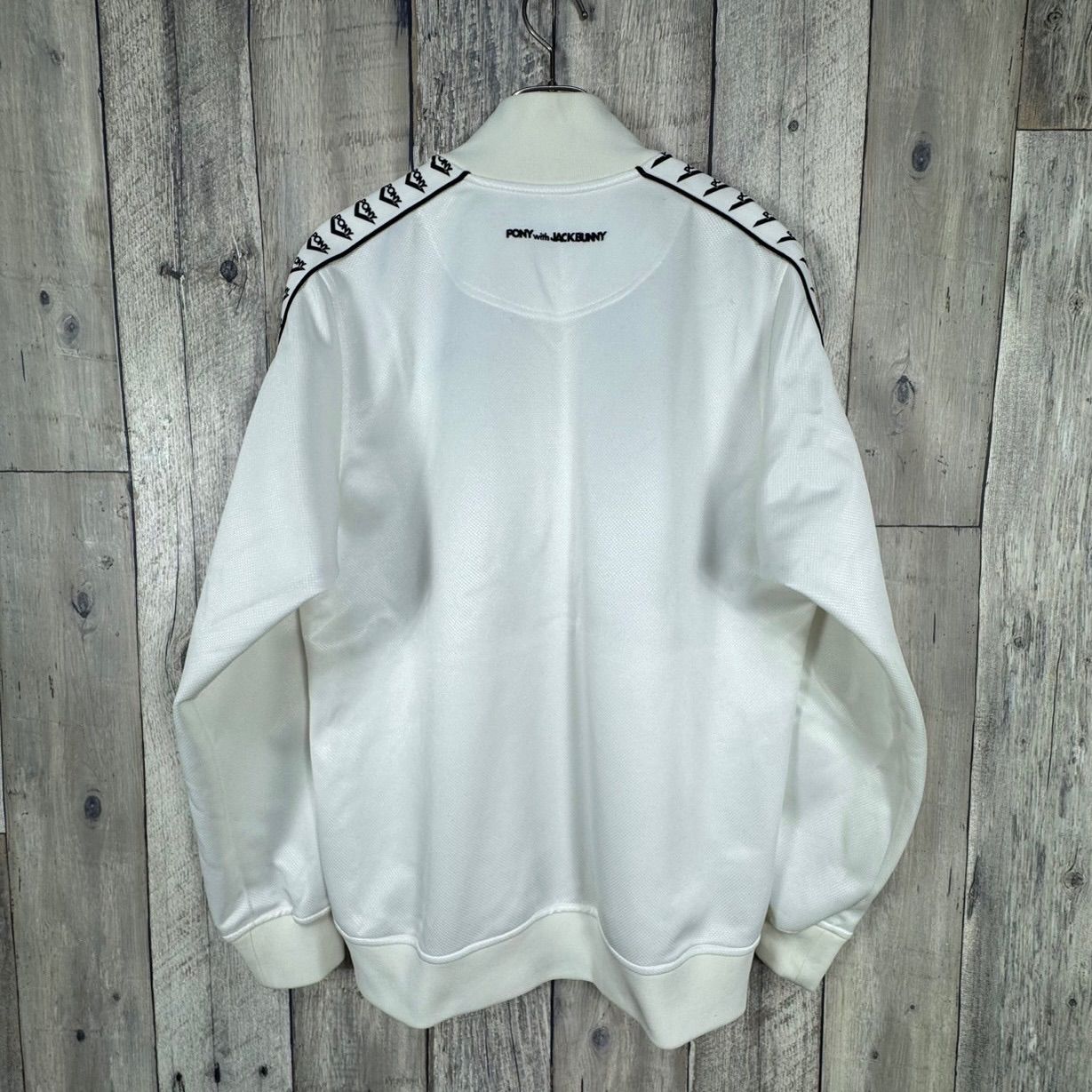 Jack Bunny!! × PONY ジャックバニー ポニー コラボ ゴルフ ウェア フルジップ ジャージ トラックジャケット メンズ 6 サイズ