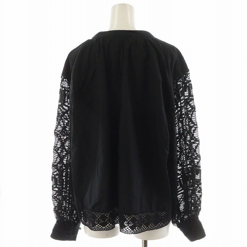 サラマリカ sara mallika Geometric Lace Joint Top シャツ