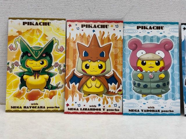 強カワピカチュウ メガキャンペーン 第1弾 ポンチョを着たピカチュウ 名刺カード・カードファイルなどまとめ売り 【P1797-008】086 ポンチョを着たピカチュウ：「強（つよ）☆カワ ピカチュウの