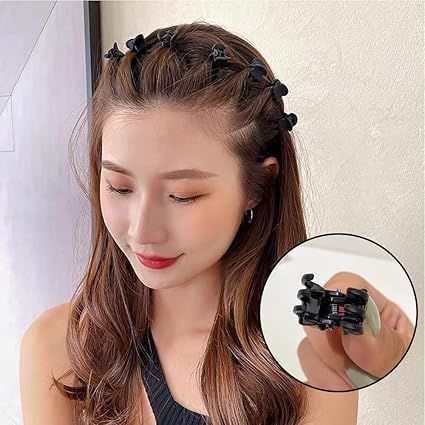 ISHR ミニ ヘアクリップセット 24個セット 前髪クリップ バンス