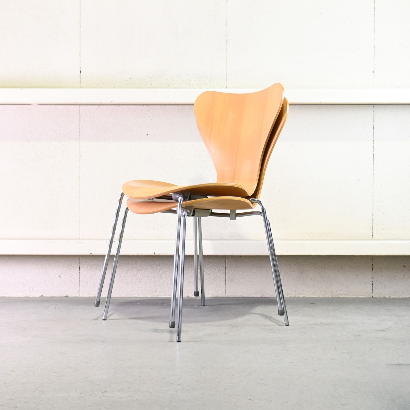 正規 ○ Fritz フリッツハンセン Beech Natural Chair Seven Hansen 椅子