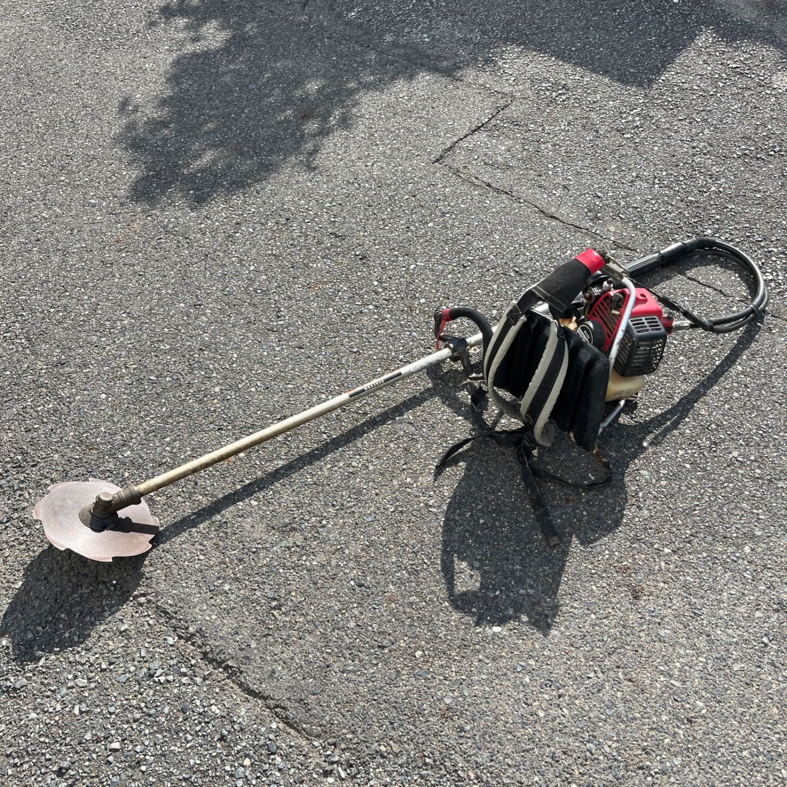 店頭引取限定丸山 背負い式草刈機 刈払機 MBS2630 エンジン 動作確認  