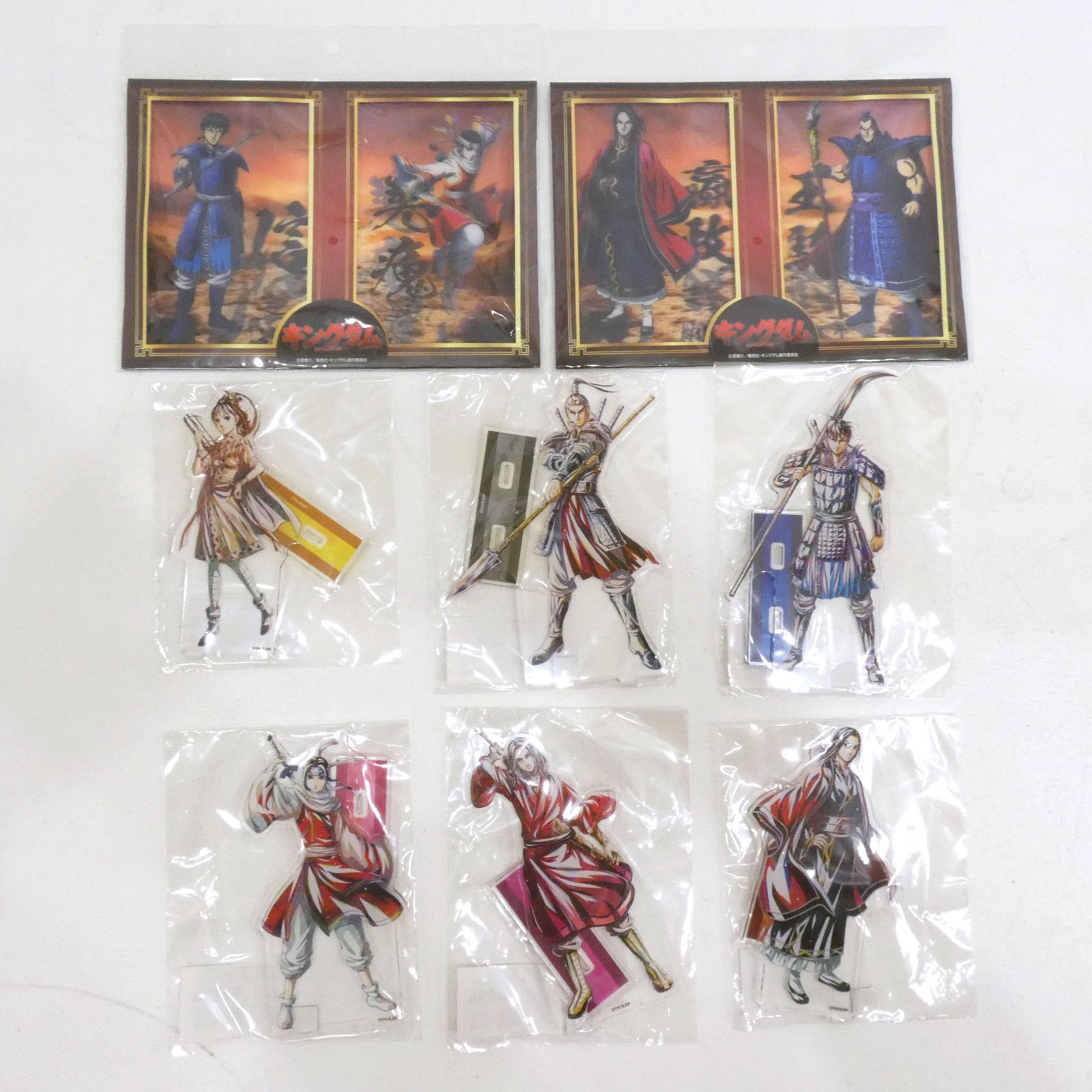 小牧店】未開封 キングダム Ani-Art BIGアクリルスタンド 6種 3D