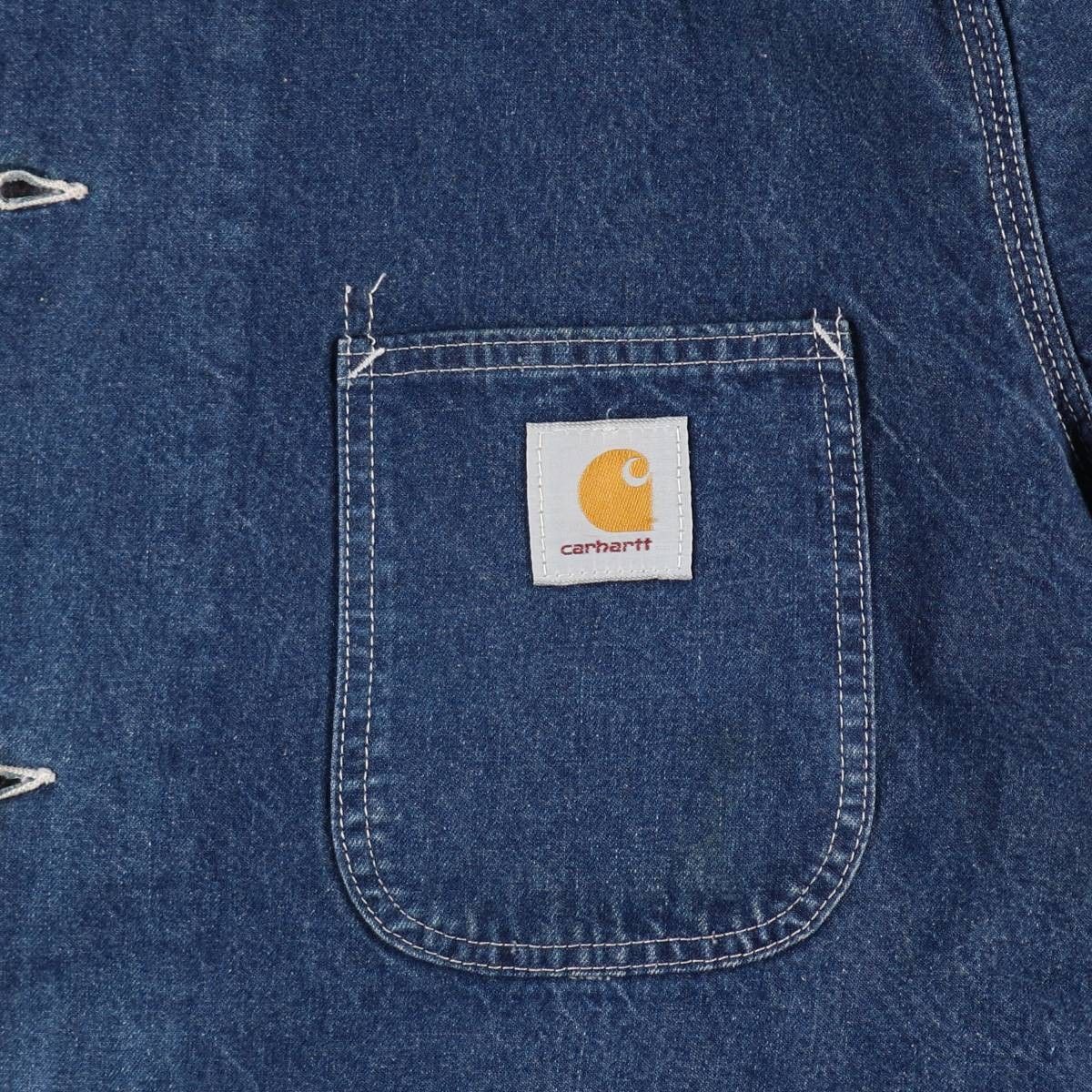 r*様 USA製 カーハート チョアコート デニム　カバーオール 星タグ Carhartt ミシガンチョアコート デニムカバーオール usa製 星タグ