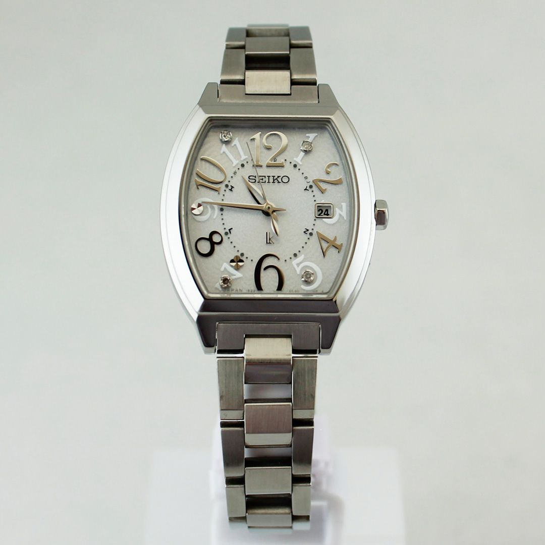 中古 】 SEIKO ルキア 1B22-0BC0 s1891 レディース腕時計 ソーラー電波