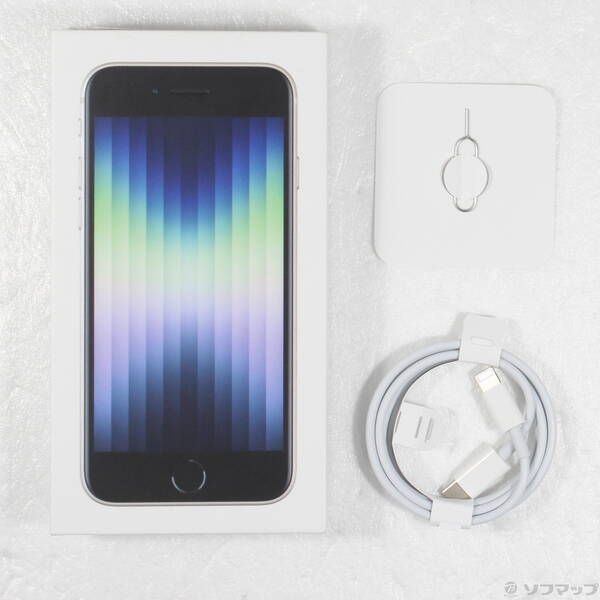 品〕 iPhone SE 第3世代 64GB スターライト MMYD3J／A SIMフリー【269
