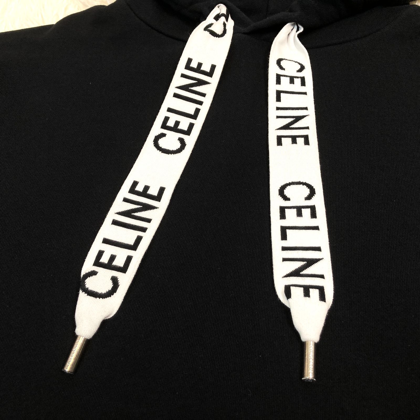 人気デザイン】 CELINE PARIS セリーヌ プルオーバー パーカー