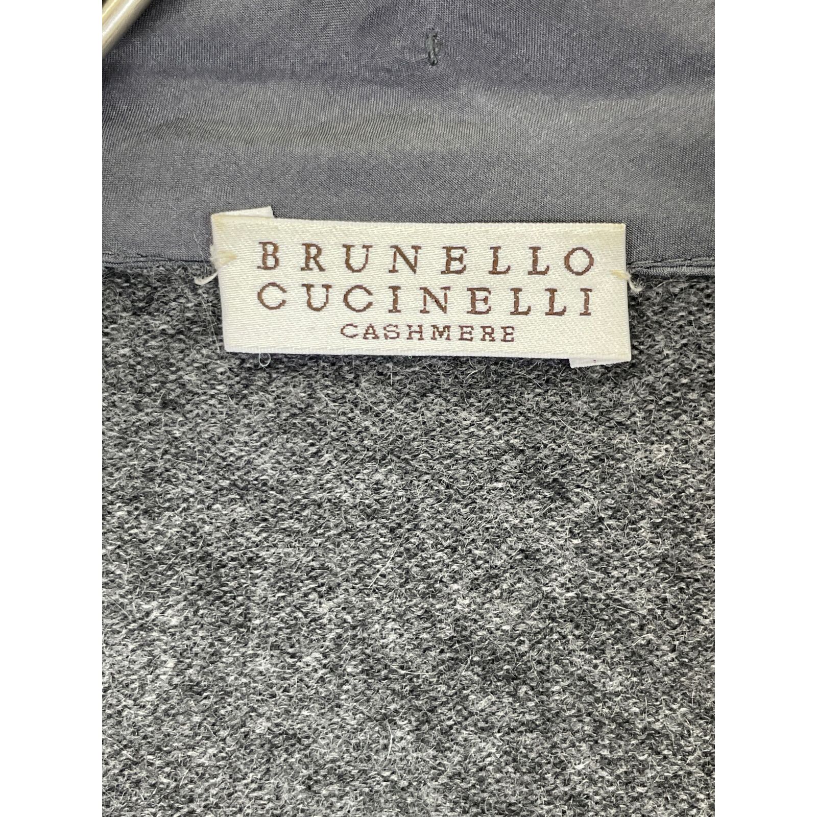 BRUNELLO CUCINELLI ブルネロクチネリ ｸﾞﾚｰ ｶｼﾐﾔ ｱﾝｻﾝﾌﾞﾙﾆｯﾄ XS - メルカリ