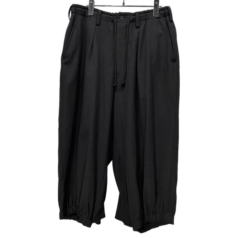 Yohji Yamamoto Pour Homme 19SS ウールギャバジンカラスパンツ 鴉 リブ A-カラスP ドレープ HH-P48-100  定価77,000円 - メルカリ