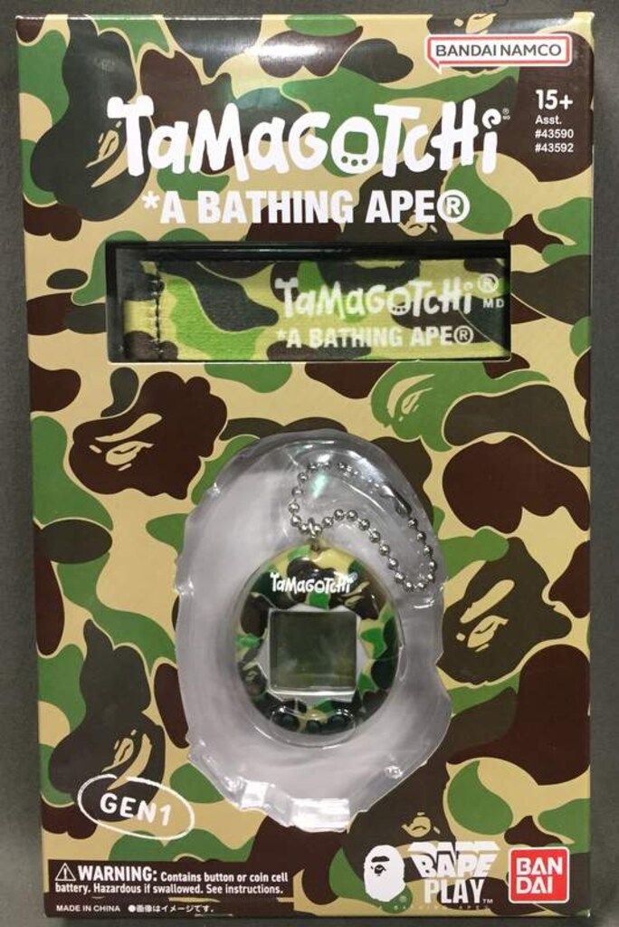 たまごっち×A BATHING APE オリジナルたまごっち / グリーン A BATHING APE®︎ ×たまごっち | NEWS | Original Tamagotchi