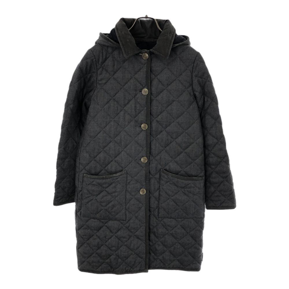 新品・未使用タグ付✨トラディショナルウェザーウェア ウール キルティングコート トラディショナルウェザーウェア ウール キルティングコート 34 グレー