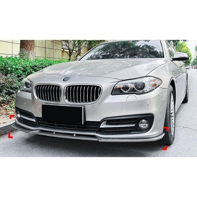 スポーティ全開♪ BMW カーボン ルック フロントバンパー リップ