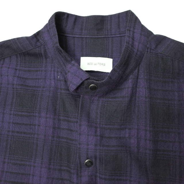 BED J.W. FORD Check Long Shirt 1 - メルカリ