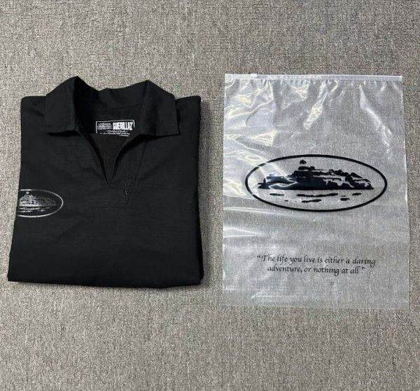 Corteiz Guerillaz Drilltop ナイロンジャケット Corteiz Guerillaz Drilltop Black/Pink Men's - SS24 - GB