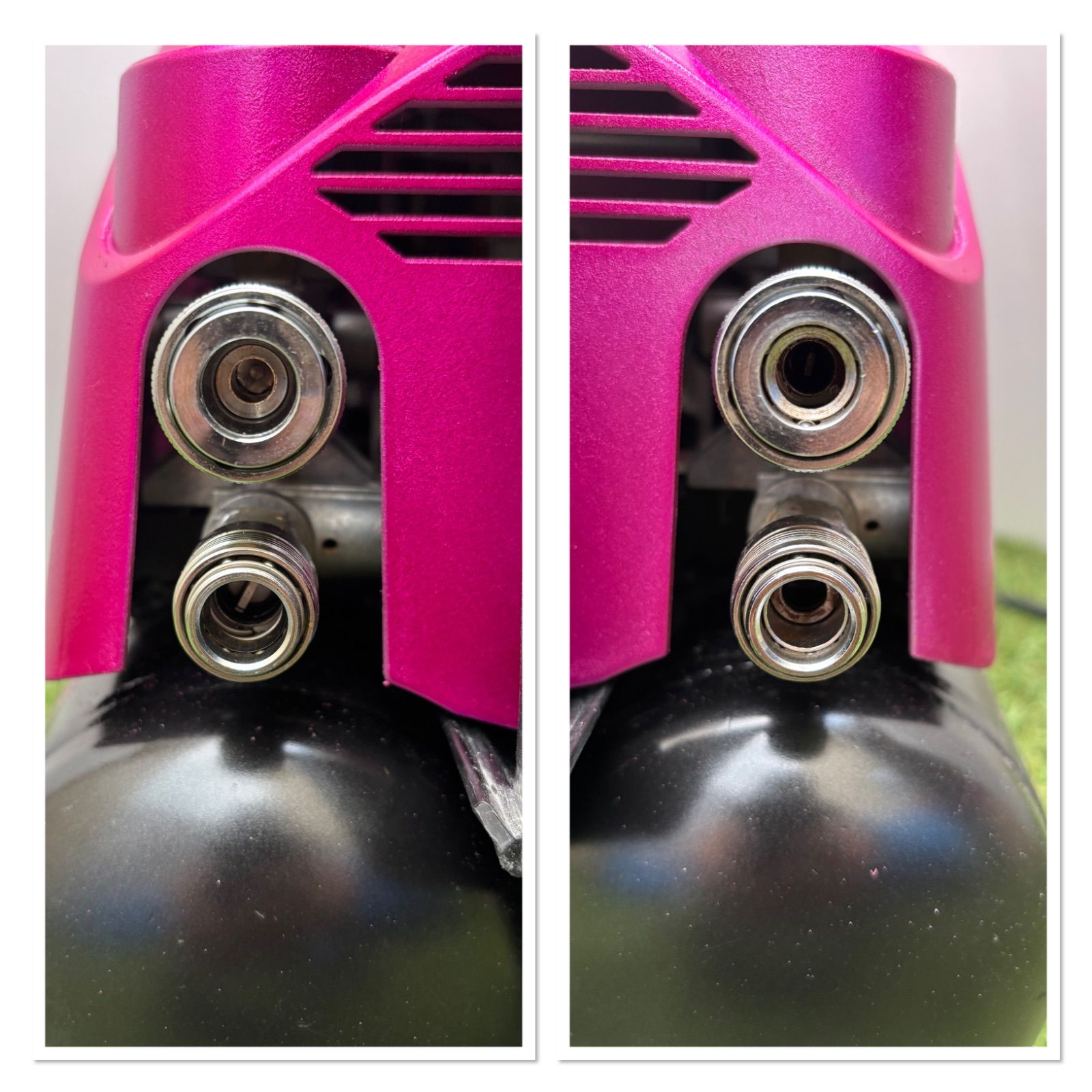 日常 M05 マックス MAX 高圧 常圧エアコンプレッサーAK-HL1270E2 色ブライトマゼンタ おしました