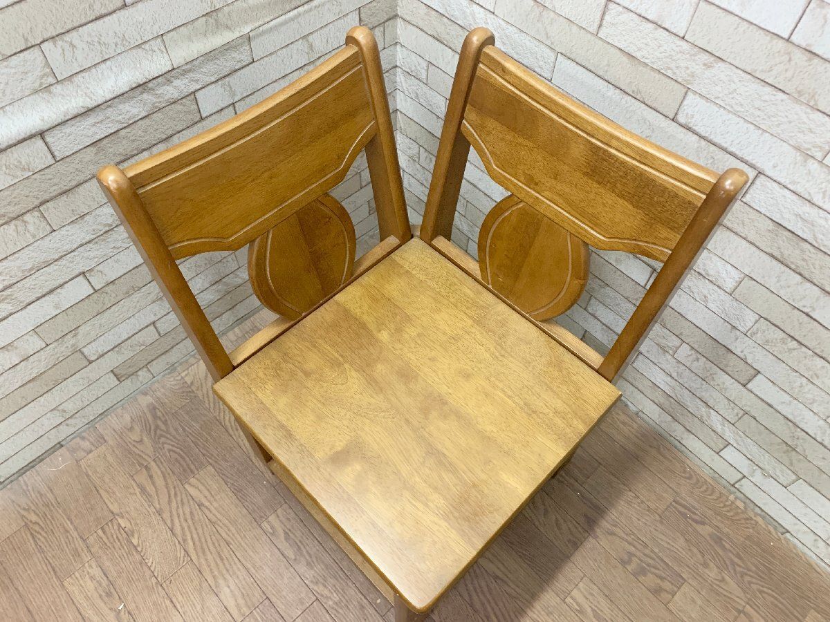 ダイニングチェア 椅子 コーナー 木製 レトロ 腰掛 家具 インテリア L