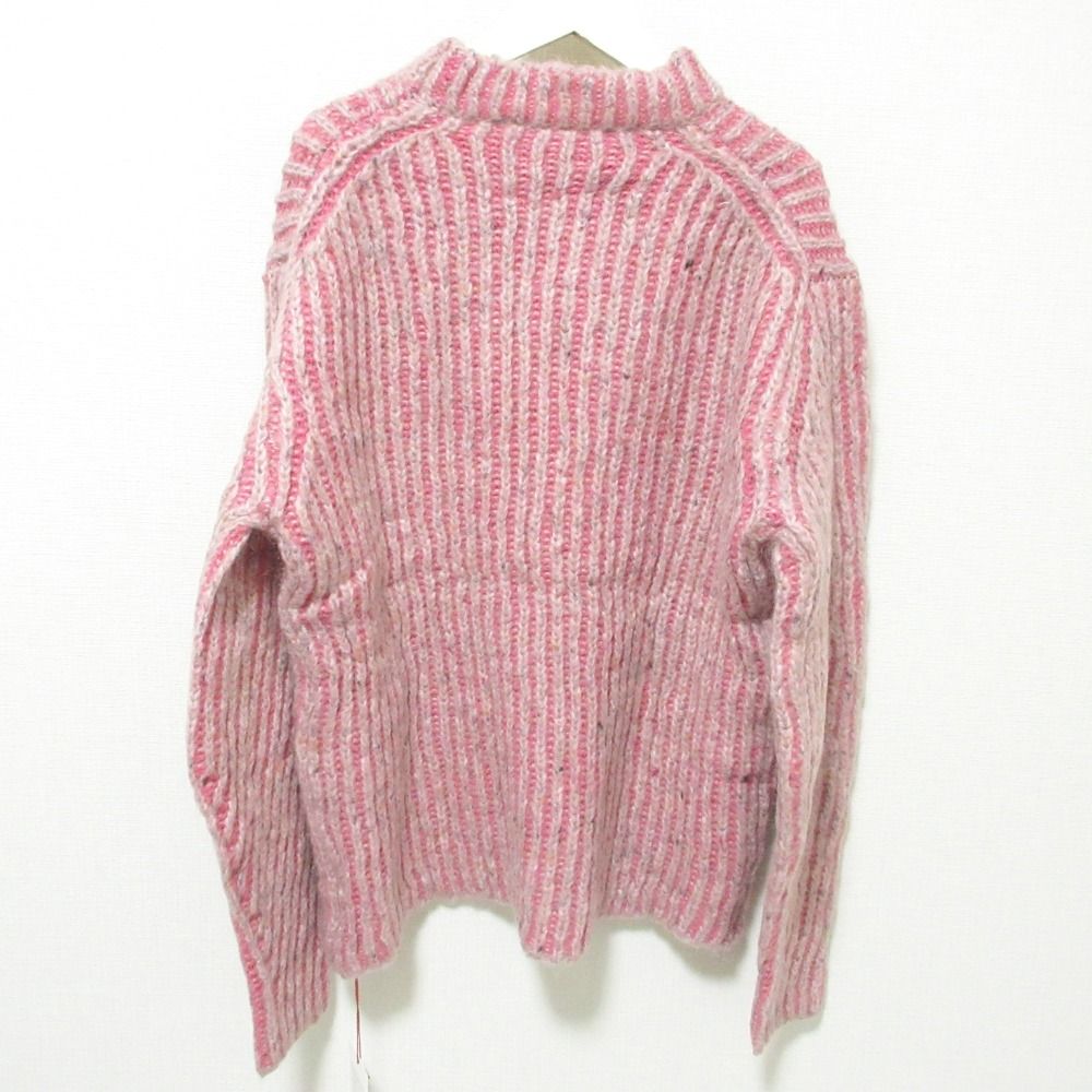 未使用 21AW MAISON SPECIAL メゾンスペシャル カラーネップニットトップ プルオーバー セーター F ピンク レディース 古着 中古 MAISON SPECIAL - 未使用 21AW MAISON SPECIAL メゾンスペシャル