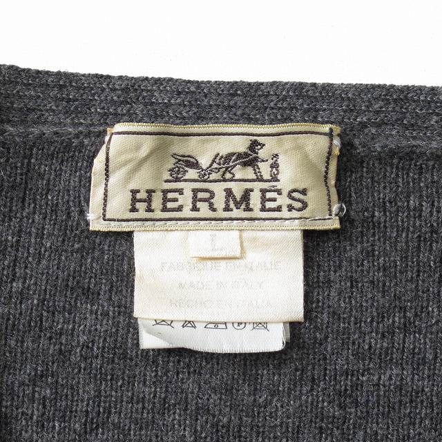 エルメス HERMES カシミヤ100％ ニット カーディガン ジャケット
