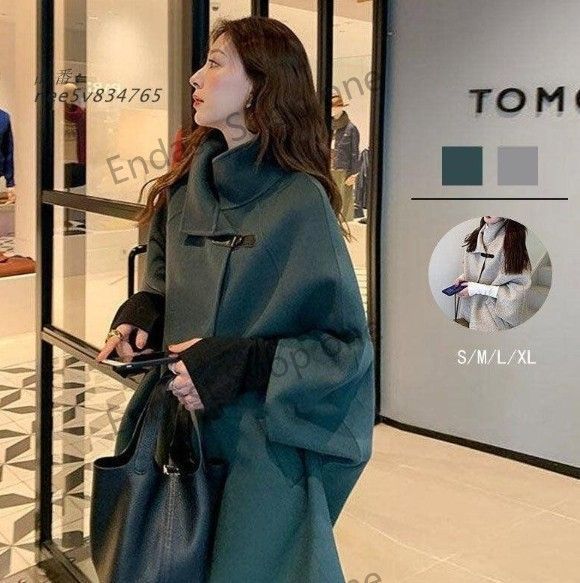 コート レディース ロングコート ラシャコート 秋 冬 無地 アウター チェスター オシャレ ハイネック カジュアル ロング丈 長袖 チュニック nee5v834765