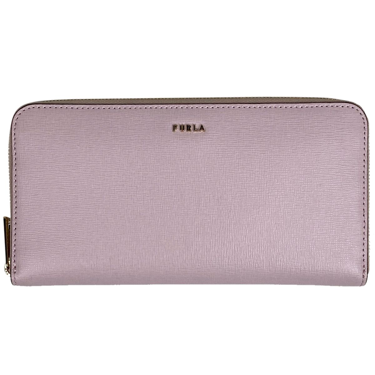 大人気 FURLA フルラ ピンクレザー ラウンドファスナー長財布