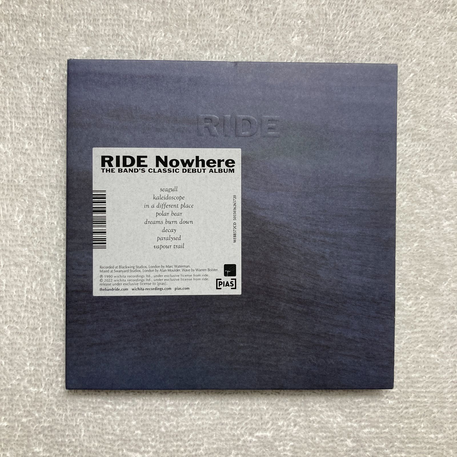 CD】RIDE ライド / Nowhere THE BAND'S CLASSIC DEBUT ALBUM