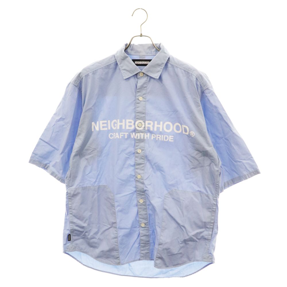NEIGHBORHOOD ネイバーフッド 21SS TRAD/C-SHIRT 211SPNH-SHM02 トラッドプリント半袖シャツ ホワイト NEIGHBORHOOD (ネイバーフッド) 21SS TRAD/C-SHIRT トラッド プリント