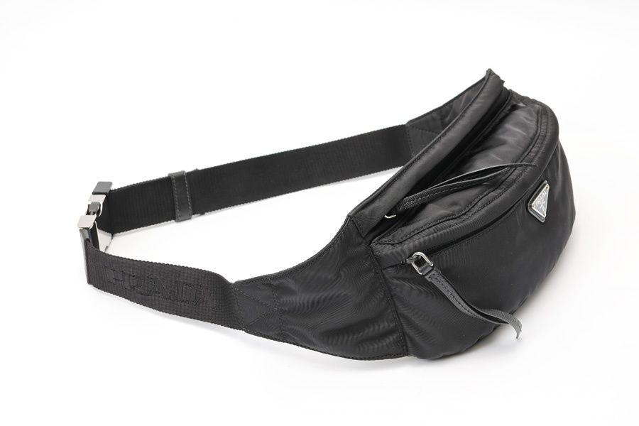 Prada ナイロン ブラック ウエストポーチ ボディバッグ PRADA - PRADA