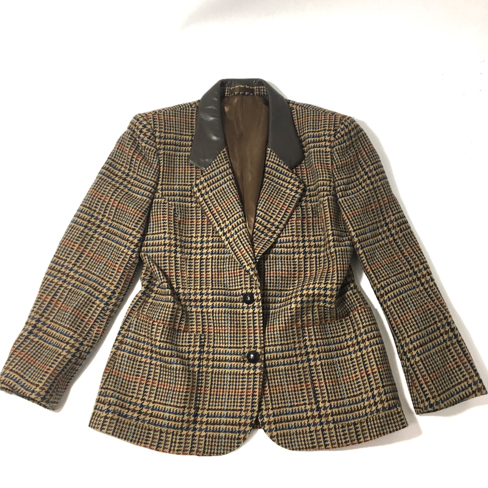 Burberry バーバリーブラウン テーラードジャケット 2つボタン
