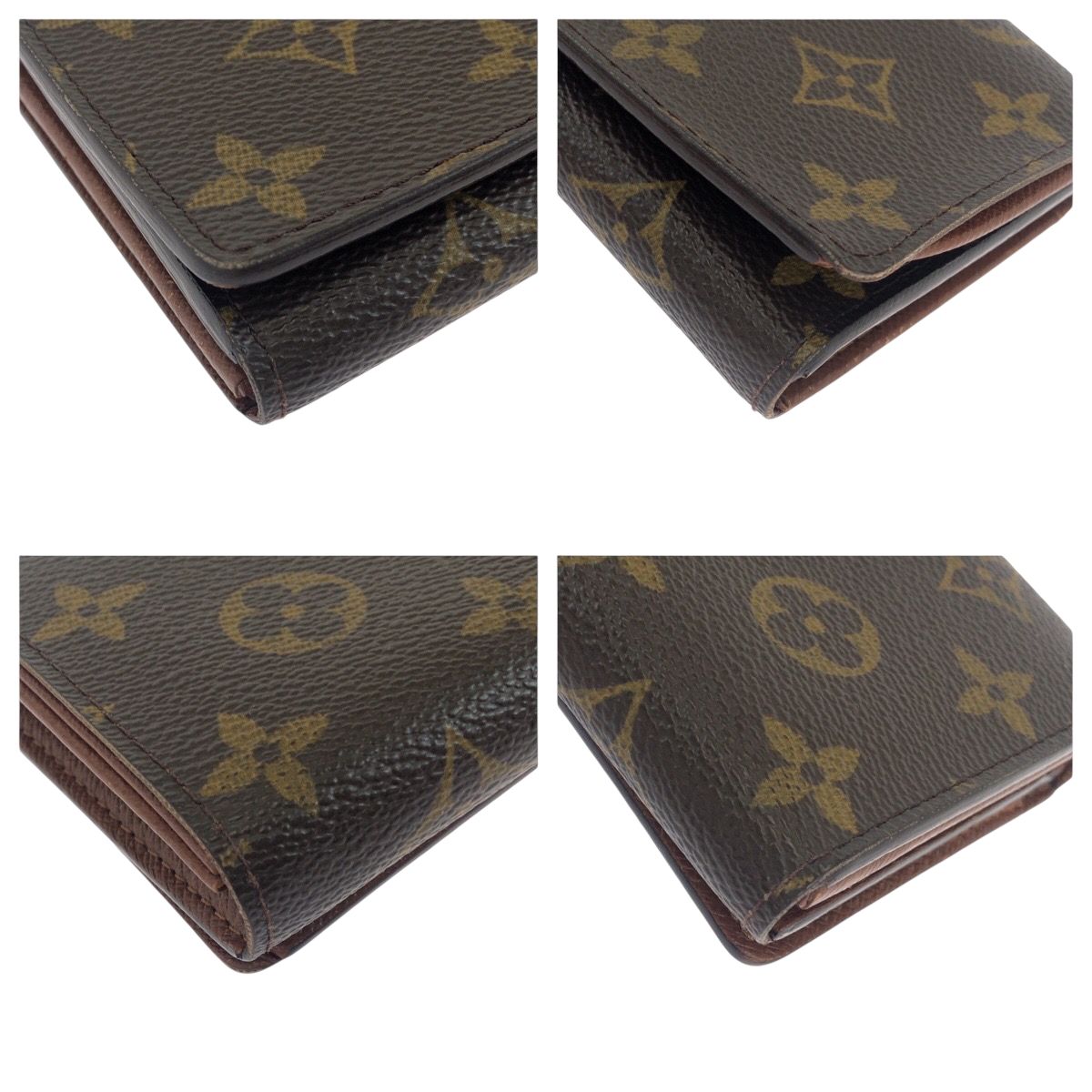 ルイヴィトン モノグラム ポルトフォイユトレゾール PVC ブラウン LOUIS VUITTON ルイヴィトン モノグラム ポルトフォイユ