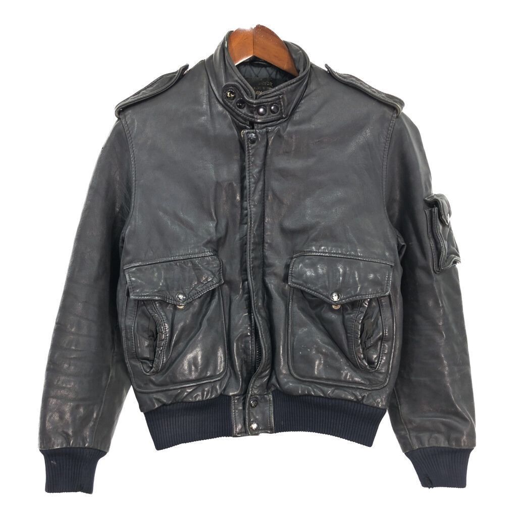 70年代 HARLEY DAVIDSON ハーレーダビッドソン AMF レザー シングル 