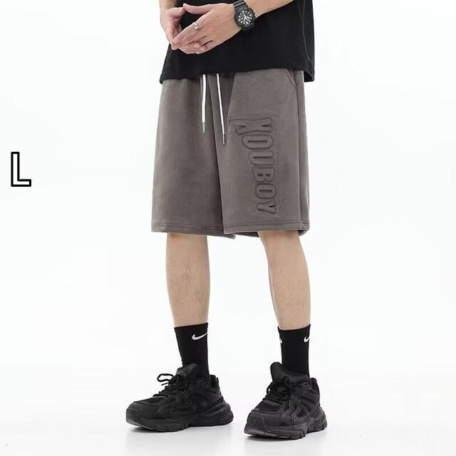 [L]秋冬 コーデ メンズ  服 シンプル ファッション オシャレ 大人 かっこいい 大きいサイズ ストリート 紳士服 アメリカン レトロ カジュアル パンツ ストリート スポーツ 五分丈