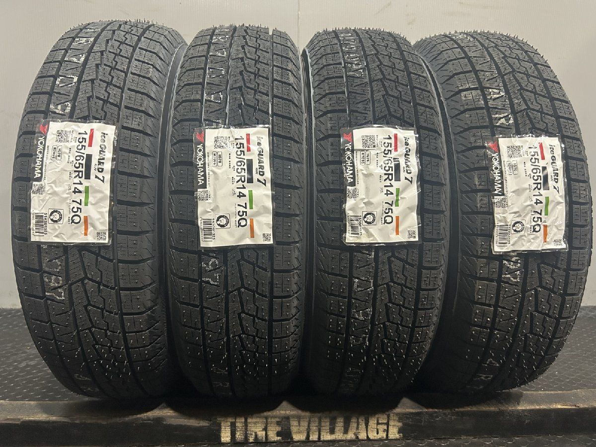 YOKOHAMA ice GUARD iG70 155 65R14 75Q 14インチ スタッドレス 4本 25年製 ミライース デイズ ムーヴ等 MTE994