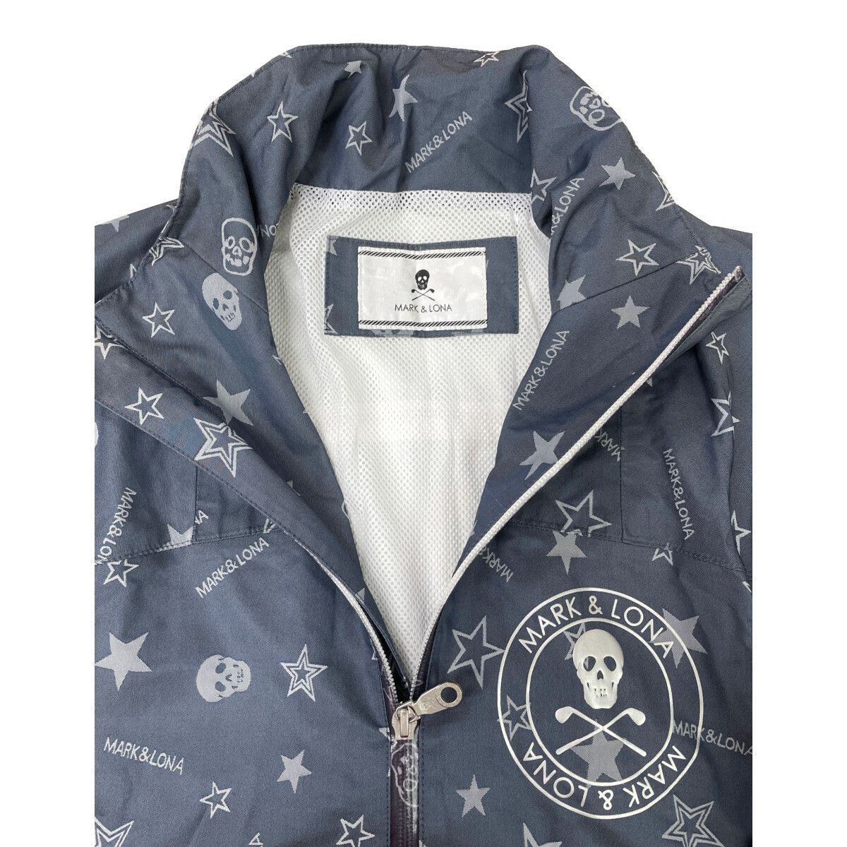 MARK&LONA - coco 中古 マークアンドロナ MARK&LONA メンズ レインウエア XL グレー 2WAY 上下 収納袋付き 中古 メンズ マークアンドロナ MARK&LONA レインウエア XL グレー 2WAY