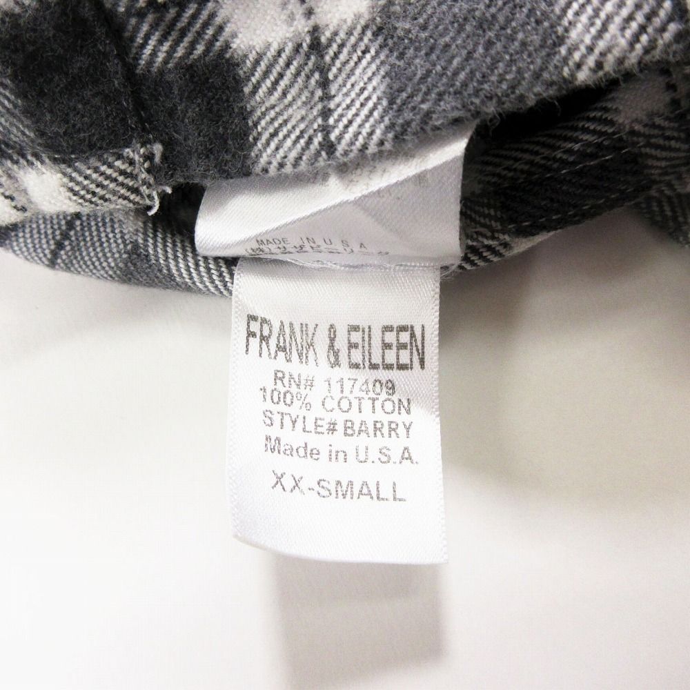 【Frank & Eileen】ロンハーマン別注　ギンガムチェック長袖シャツ フランクアンドアイリーン ギンガムチェック長袖シャツ タイトめ
