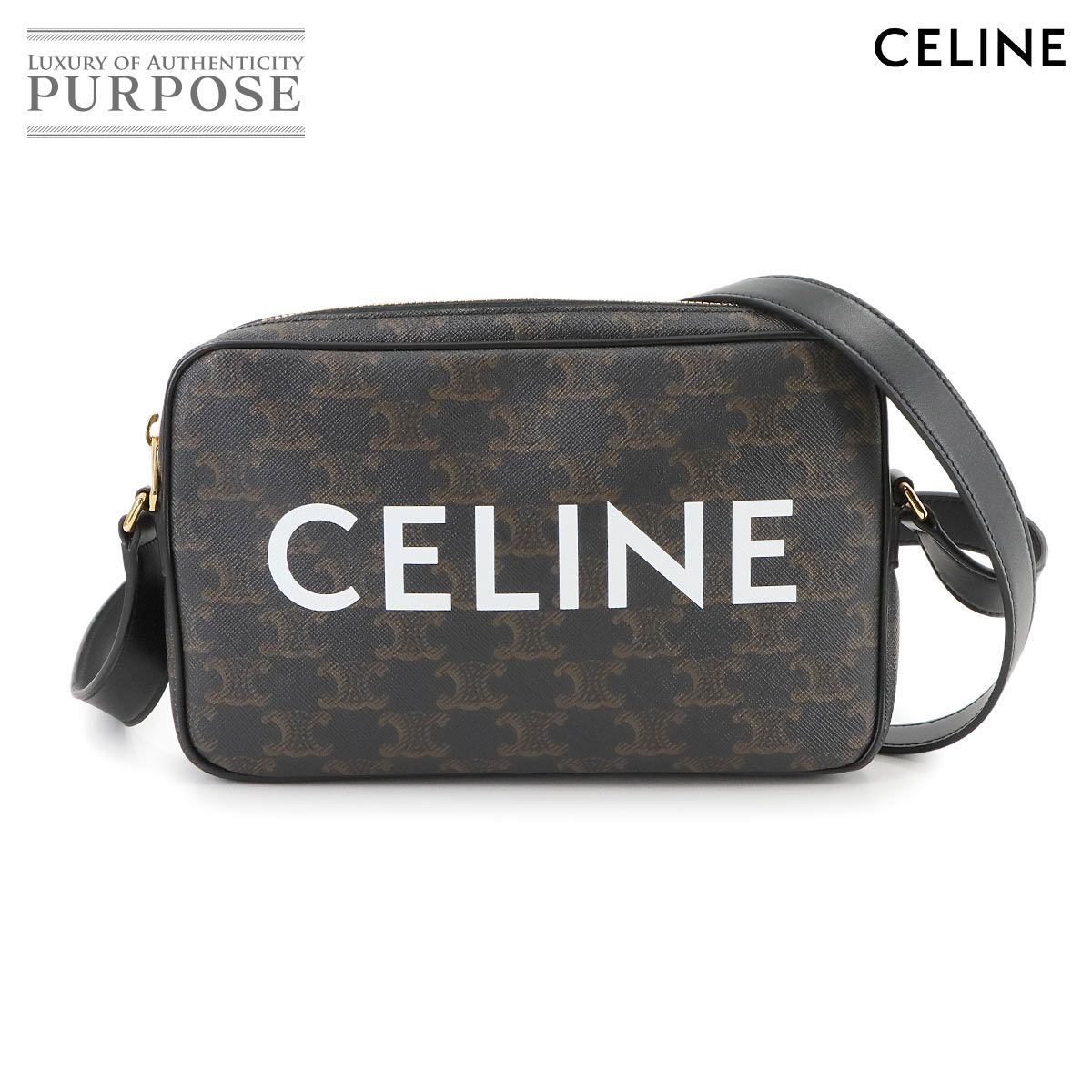 新品同様 セリーヌ CELINE トリオンフ ミディアム メッセンジャー 
