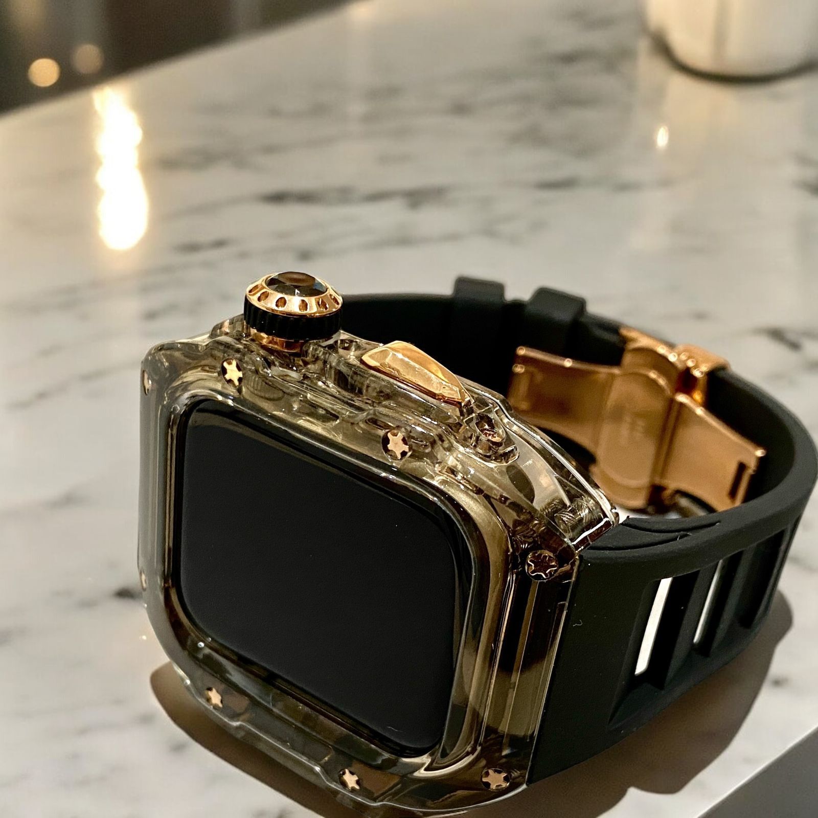 213@Apple Watchカバーケースアップルウォッチラバーバンドベルト アップルウォッチ ラバーベルト カバー ウルトラ Apple Watchバンド 40