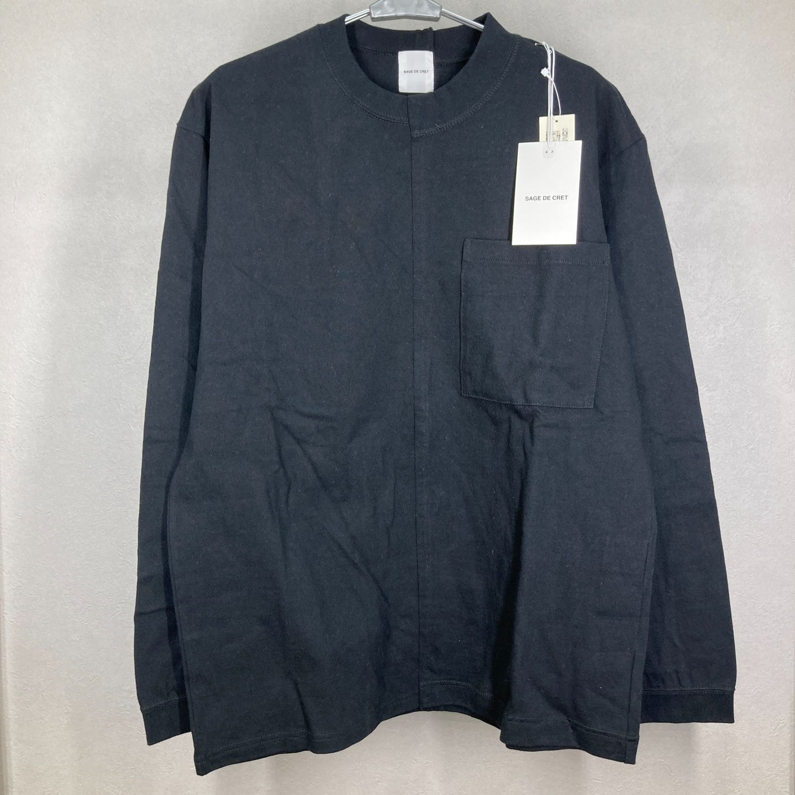 SAGE DE CRET サージュデクレ モックネック 長袖 Tシャツ カットソー 