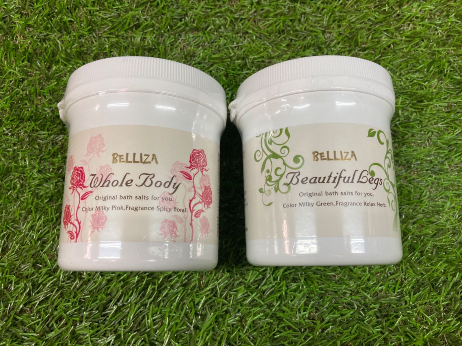 未開封2点】BELLIZA ベリザ バスソルト Whole Body & Beautiful Legs 