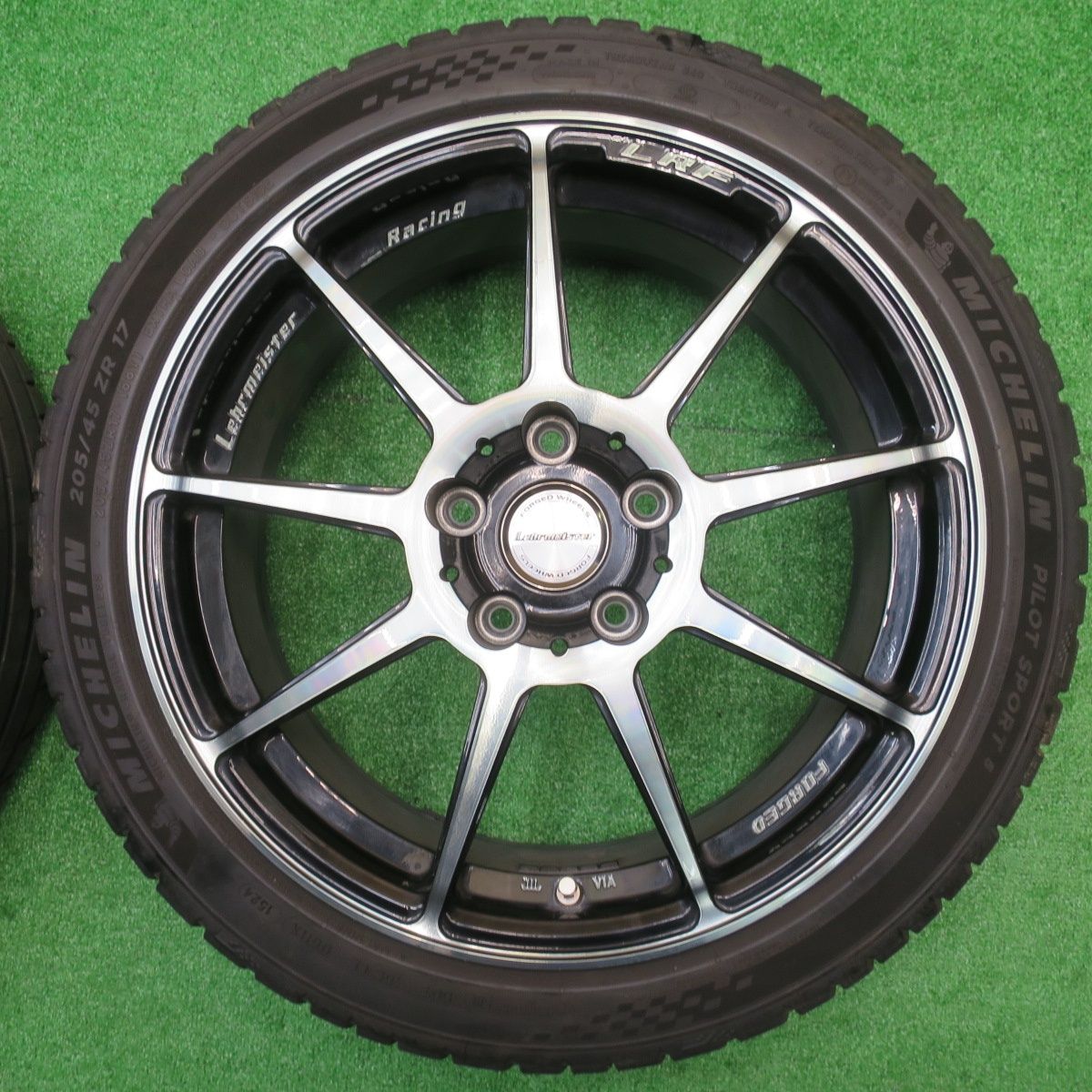 4本価格 24年 LEHRMEISTER RACING LRF-S9 205|45R17 ミシュラン パイロットスポーツ5 マイスター 17インチ PCD114.3|5H 5101608NJノ