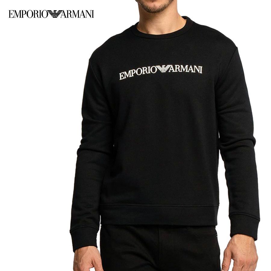 単品購入可 EMPORIO ARMANIスウェット トレーナー ブラック size L