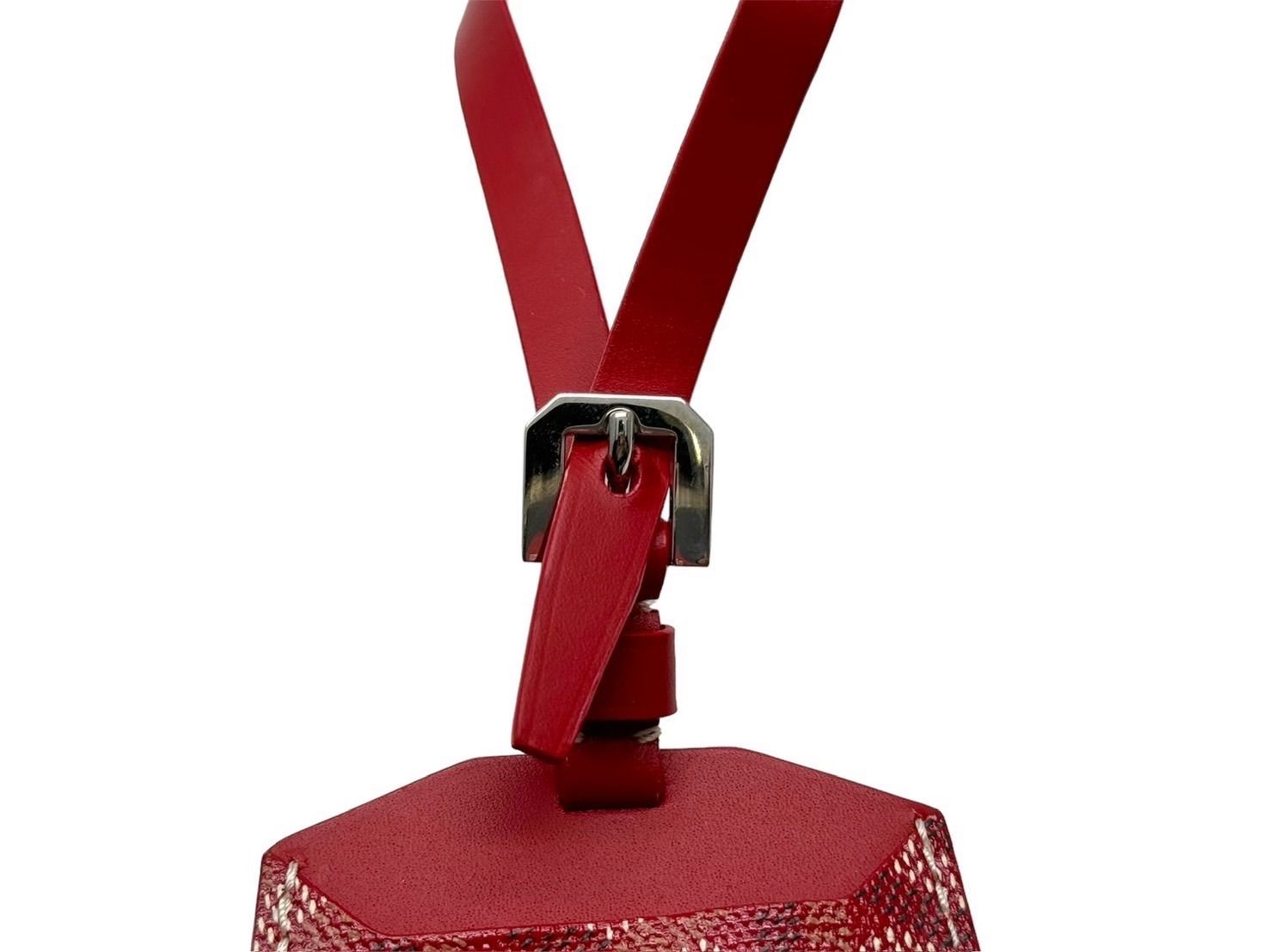 ☆極美品☆ゴヤール　バッグチャーム　ネームタグ GOYARD ゴヤール ネームタグ バッグチャーム 名札 イニシャル