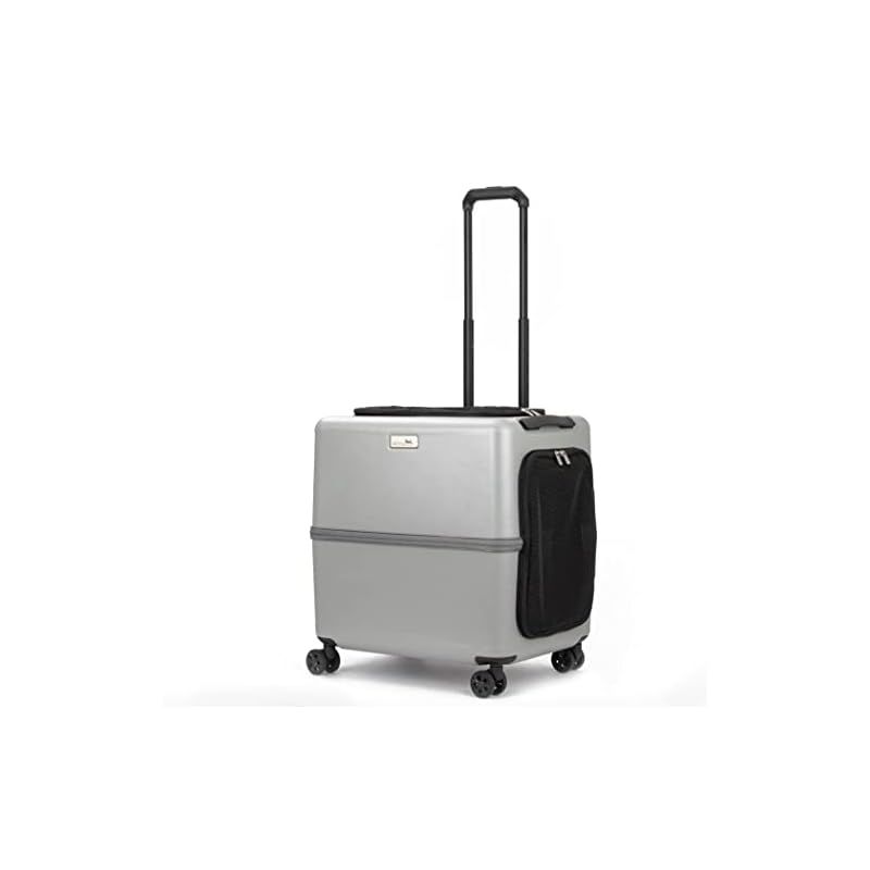 PETiCO ペチコ ICO ペットキャリー ペットカート ストッパー機能搭載 ペットとおでかけ 犬 猫 小型犬 中型犬 公共交通乗車 3001-L-GY サンドグレー|Lサイズ 1